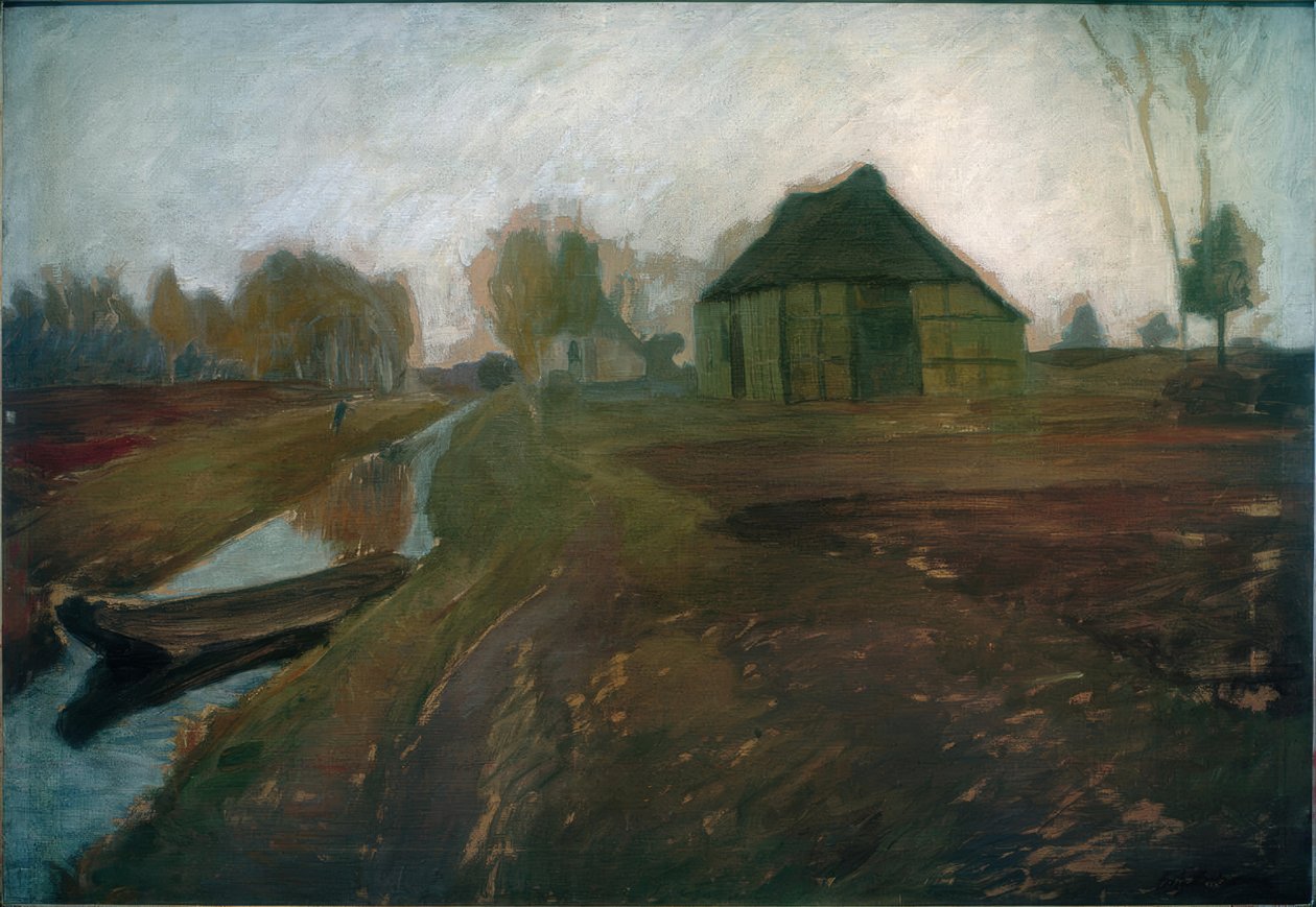 Moorland dike av Fritz Mackensen