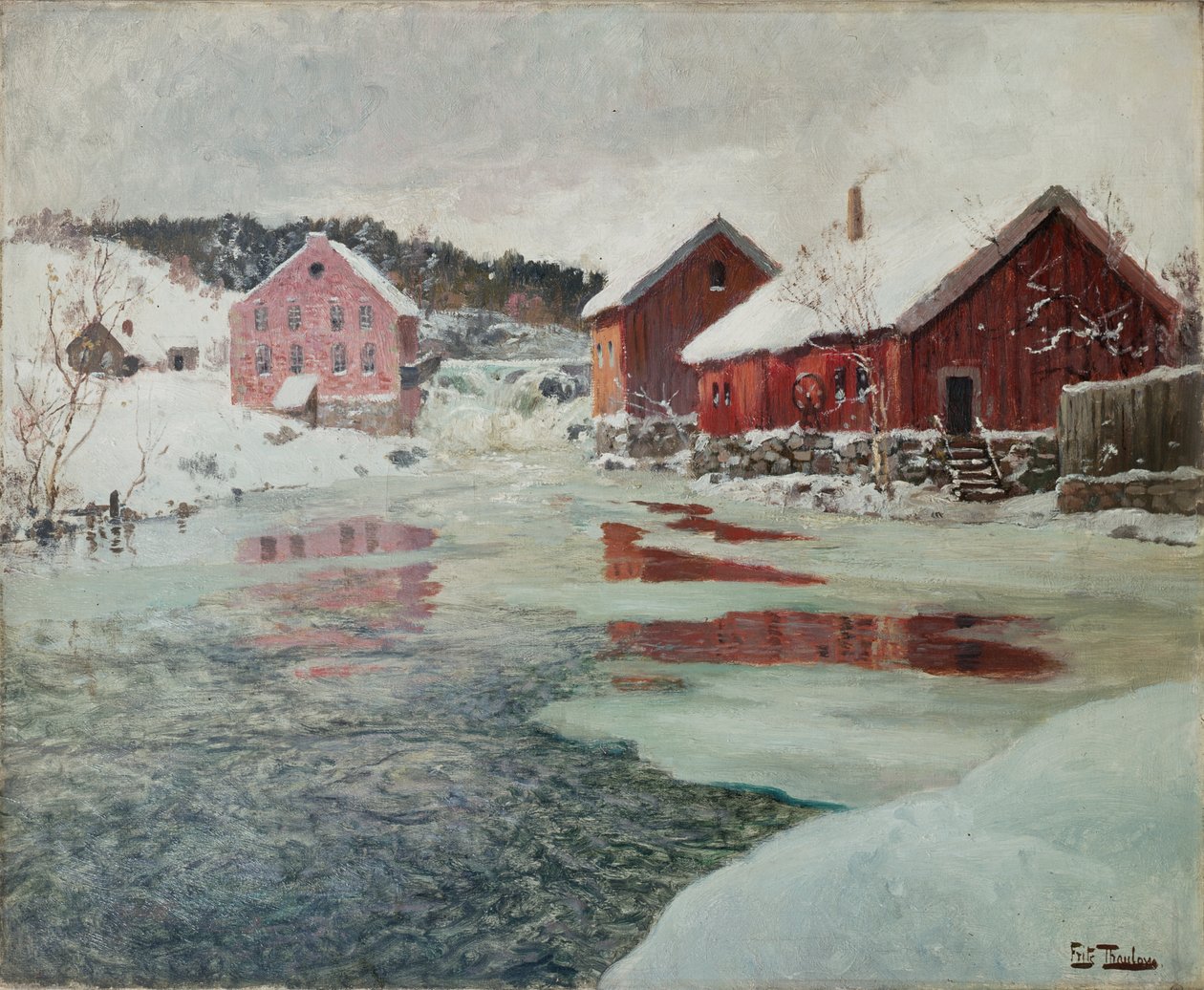 Från Akers River av Fritz Thaulow