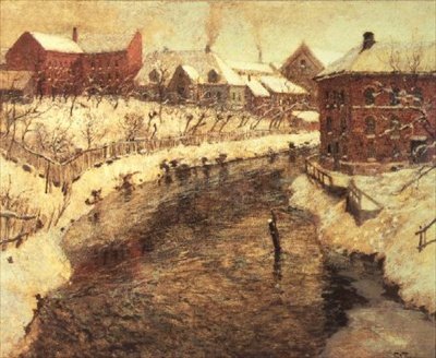 Från Nybroen, Oslo av Fritz Thaulow