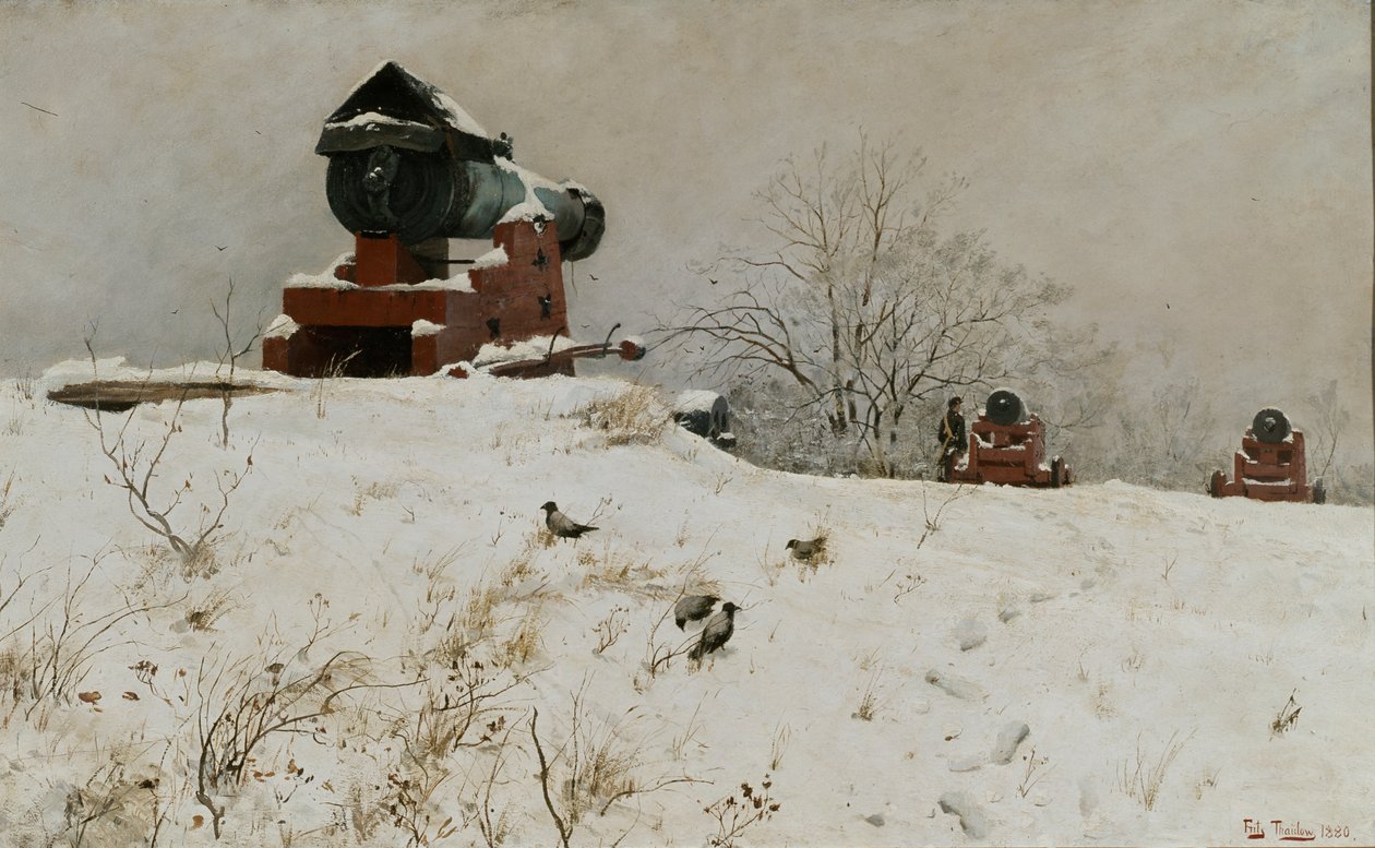 Röd kanon av Fritz Thaulow