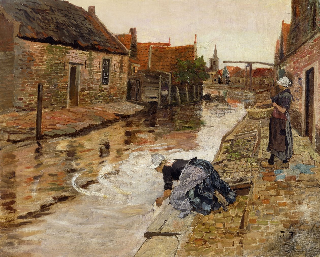 Volendam, av Frits Thaulow