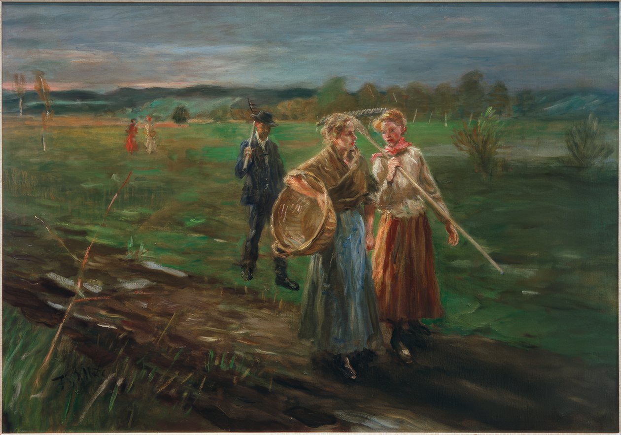 Under höbärgning av Fritz von Uhde