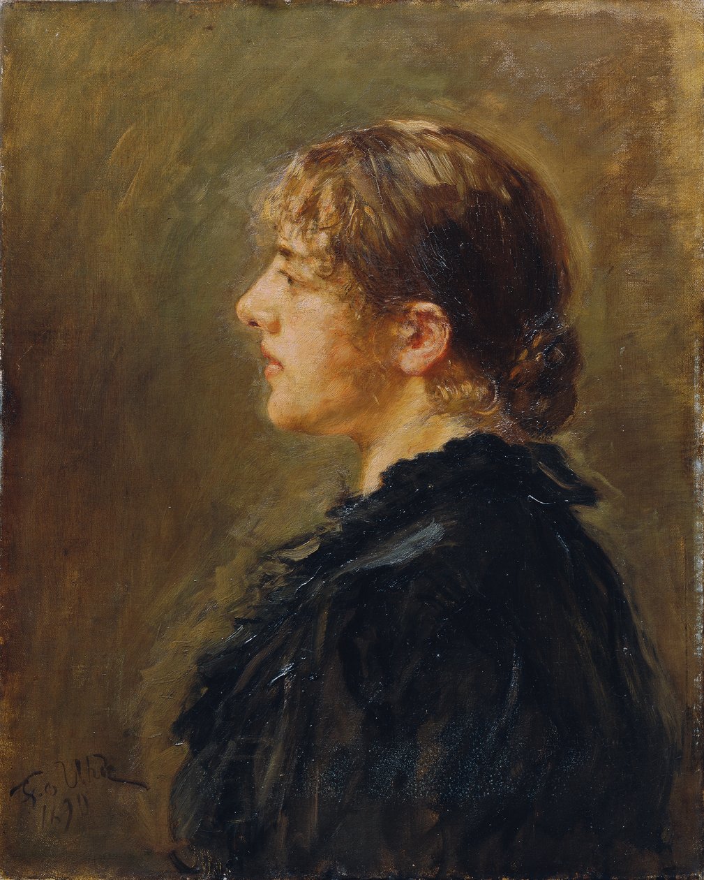 Konstnärens dotter av Fritz von Uhde