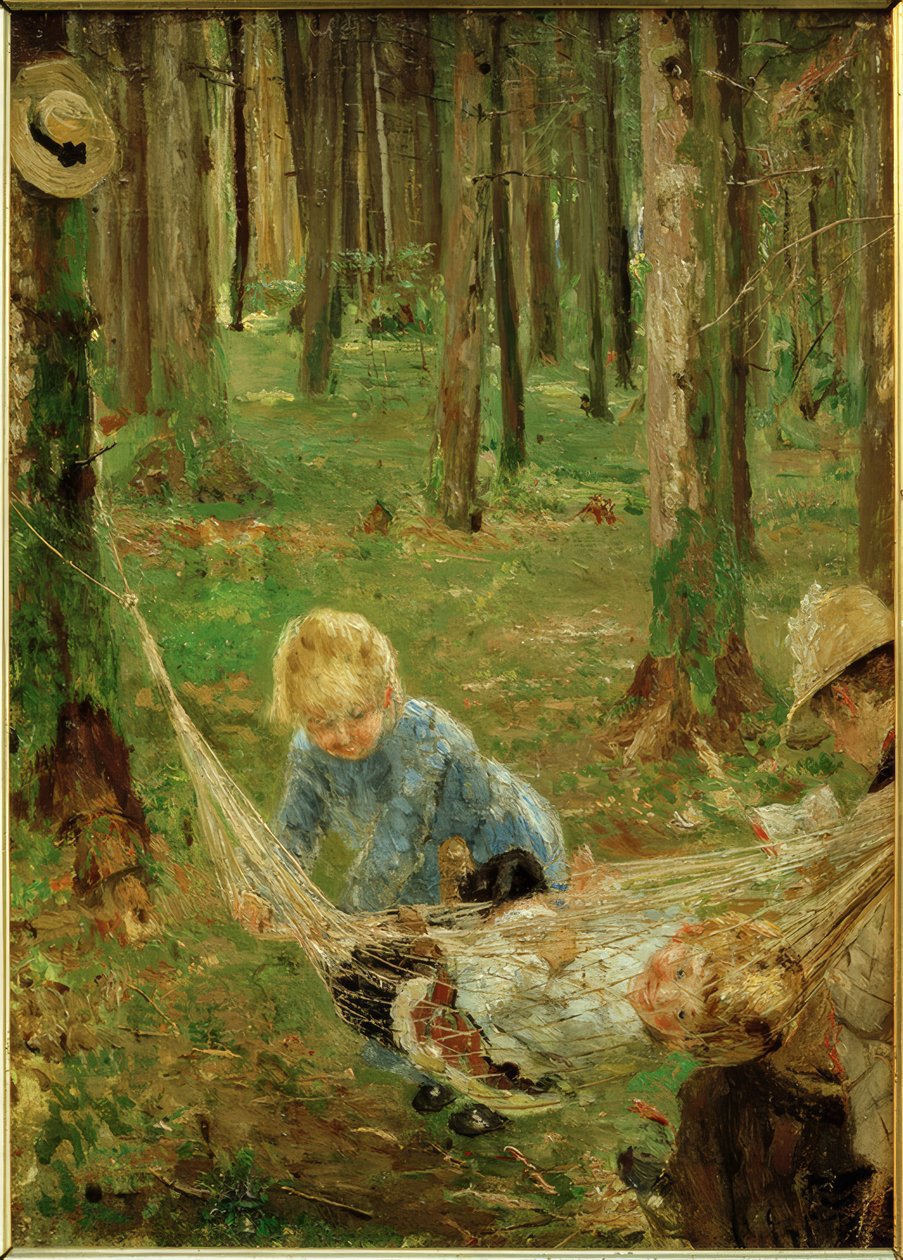 I hängmattan av Fritz von Uhde