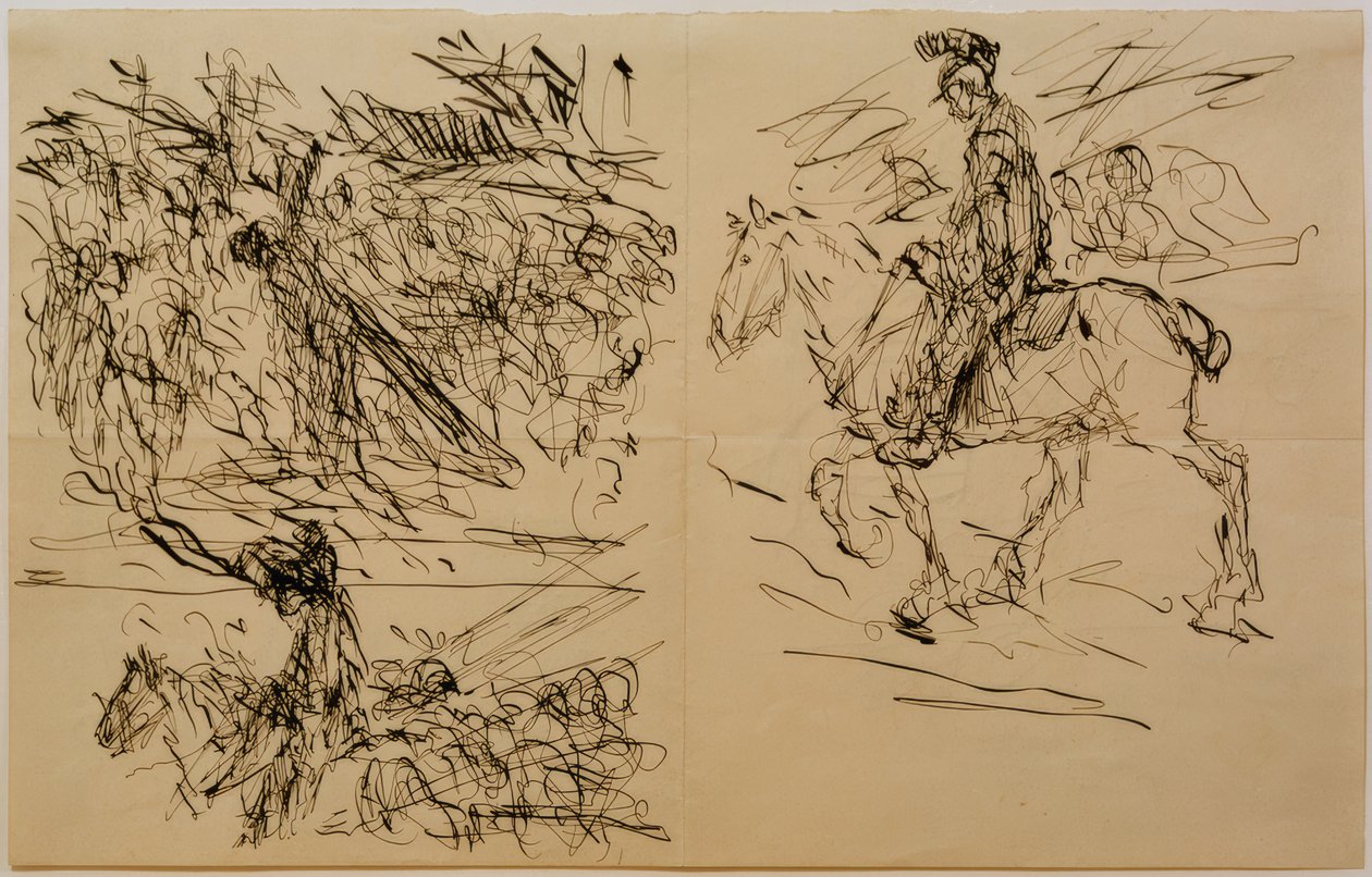 Studier om "Golgata" av Fritz von Uhde
