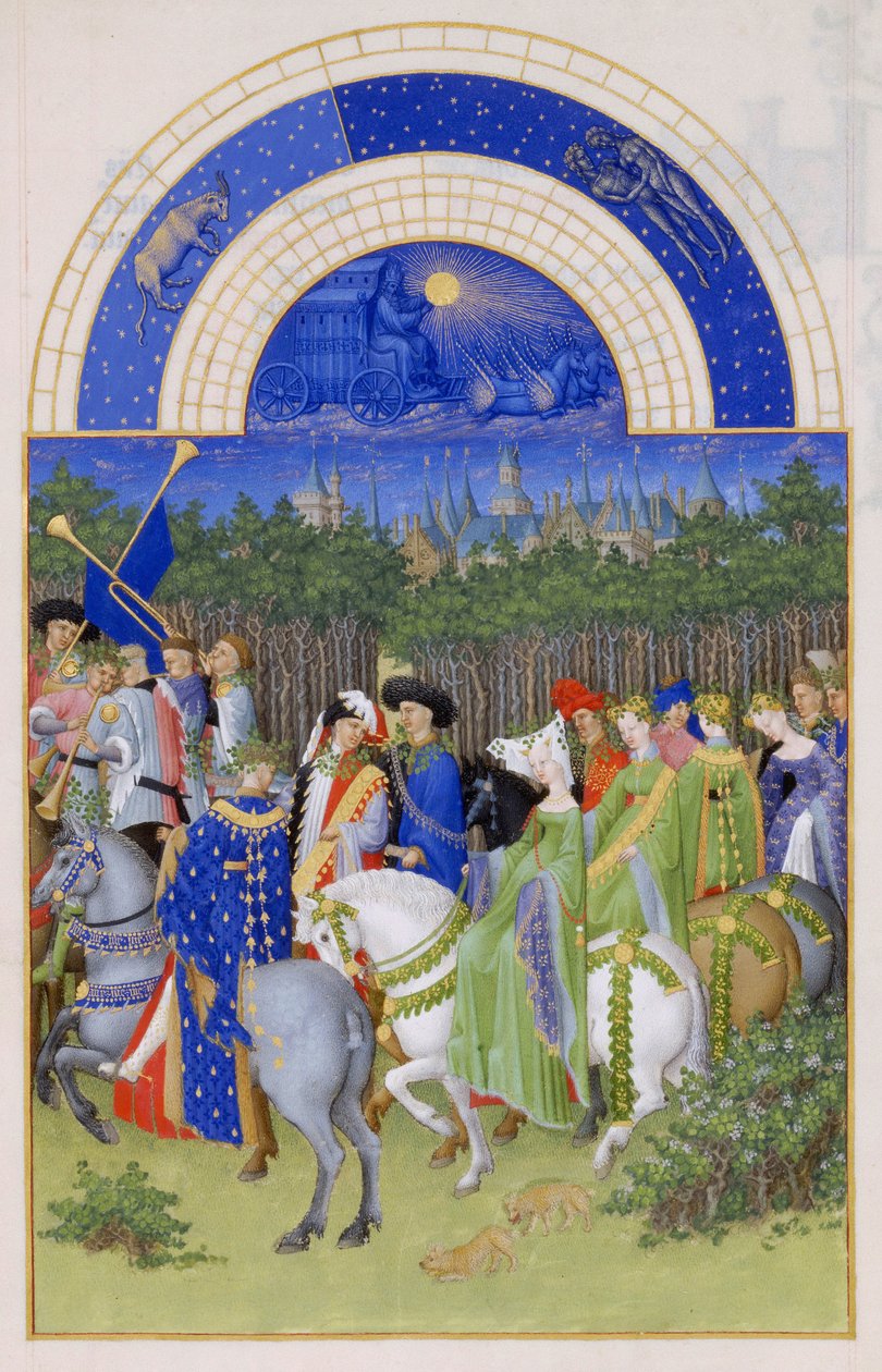 Très Riches Heures du duc de Berry av Frères Limbourg