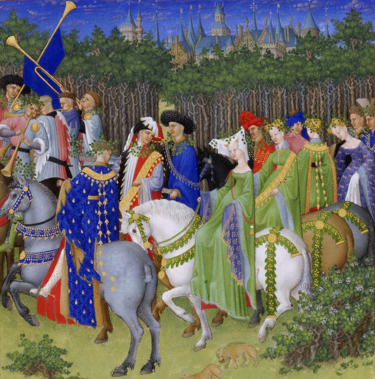 Très Riches Heures du Duc de Berry av Frères Limbourg