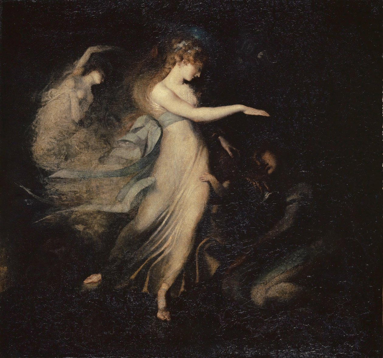 Fairy Queen visar sig för prins Arthur, 1786-1788. av Füssli