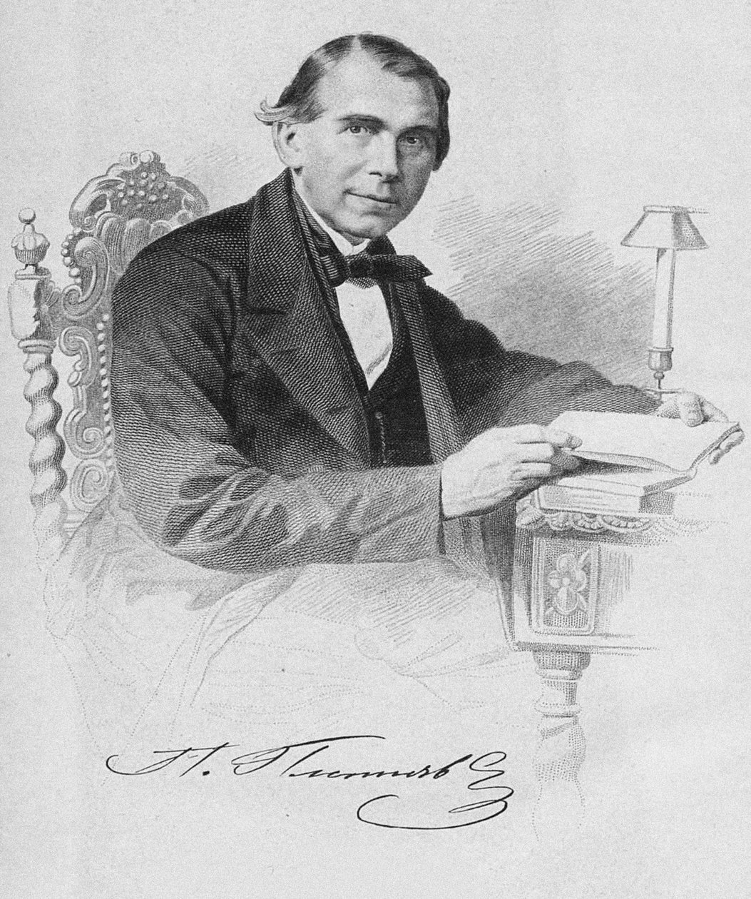Pjotr ​​Alexandrovich Pletnev 1791-1865, 1870 av Fyodor Iordan