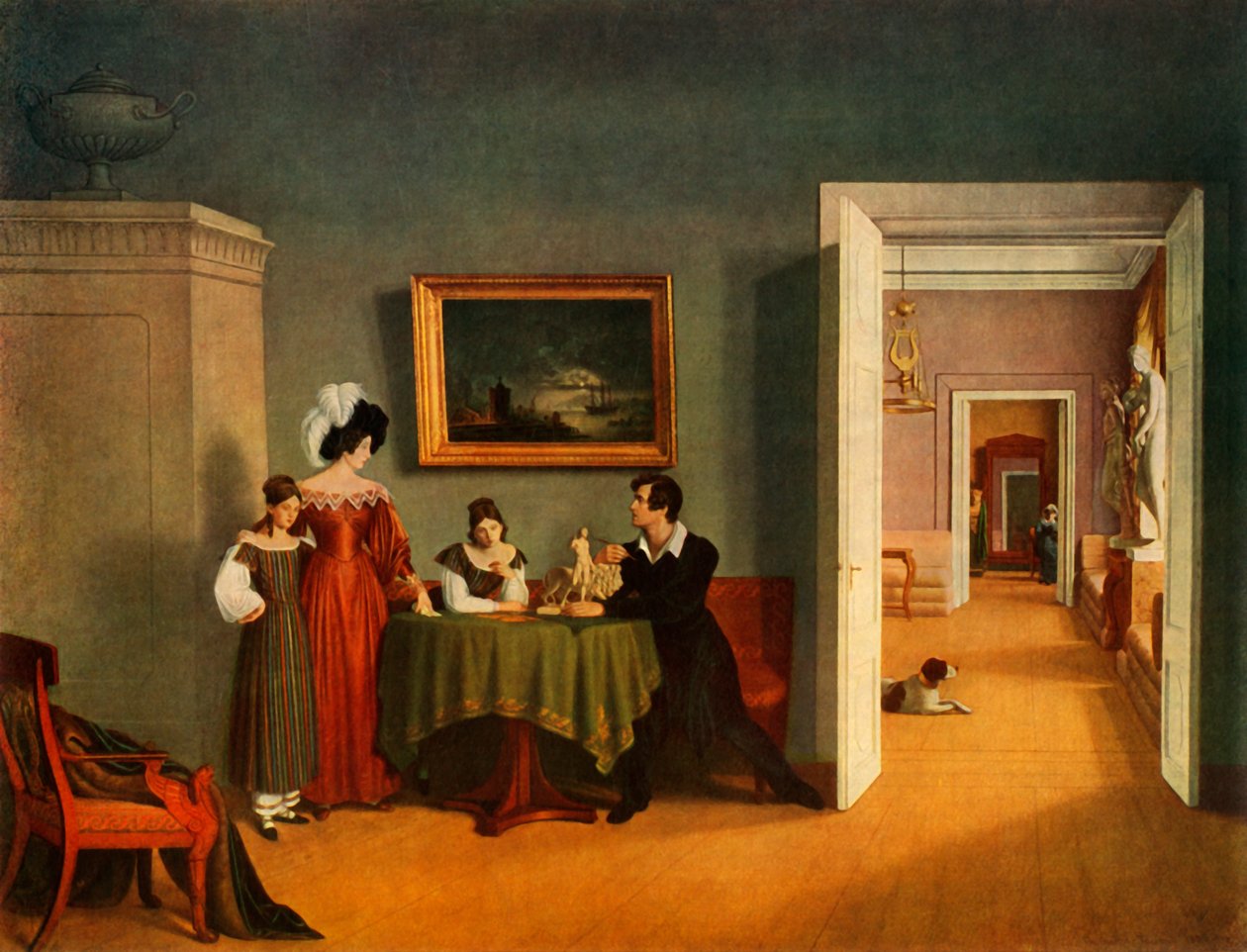 "Familjeporträtt", 1830, 1965. av Fyodor Tolstoy
