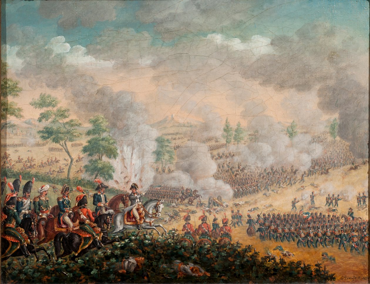 Slaget vid Marengo, 14 juni 1800, 1835 av G. Beaufort