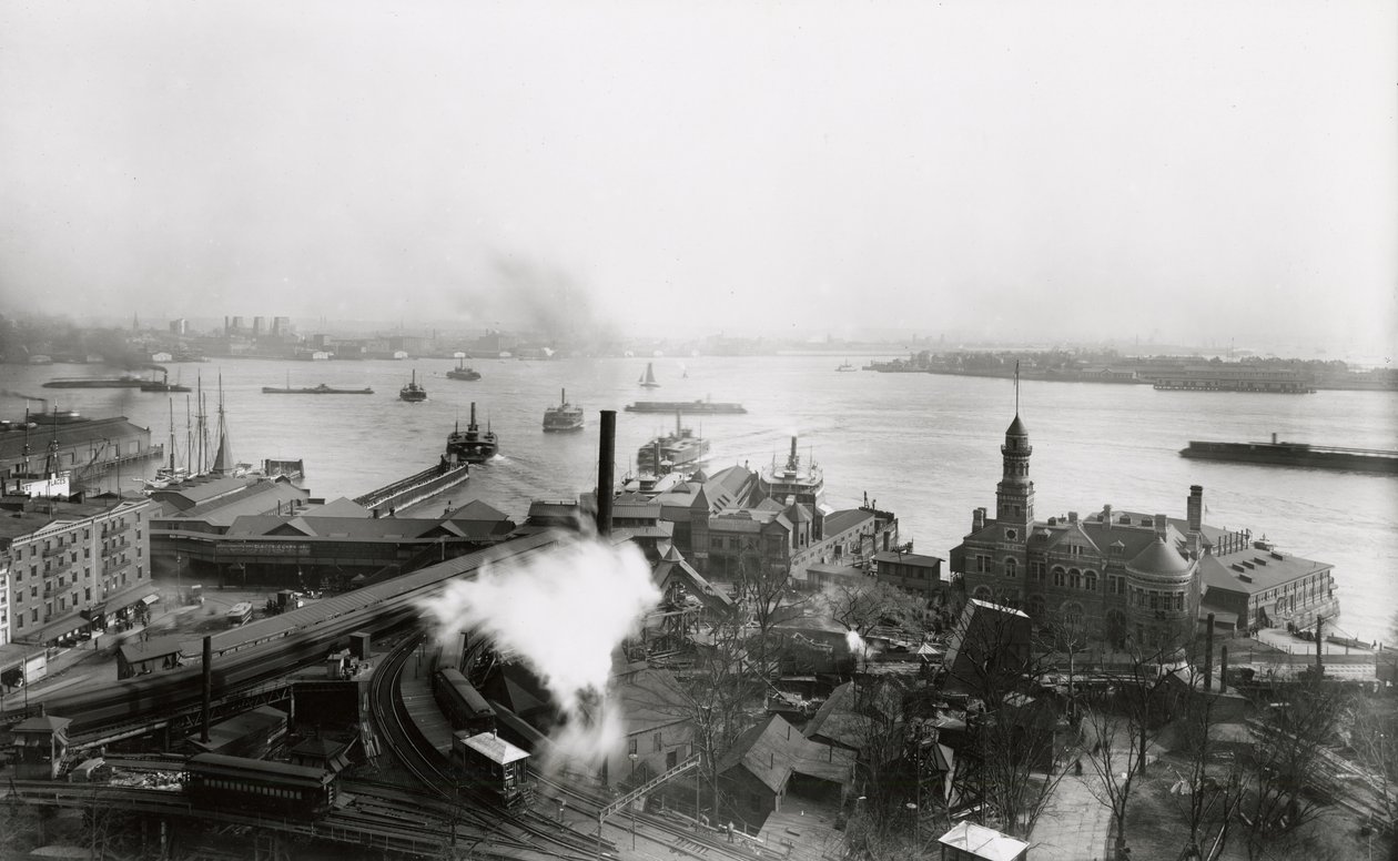 Södra färjeterminalen, 1905 av G.P. Hall und Sohn