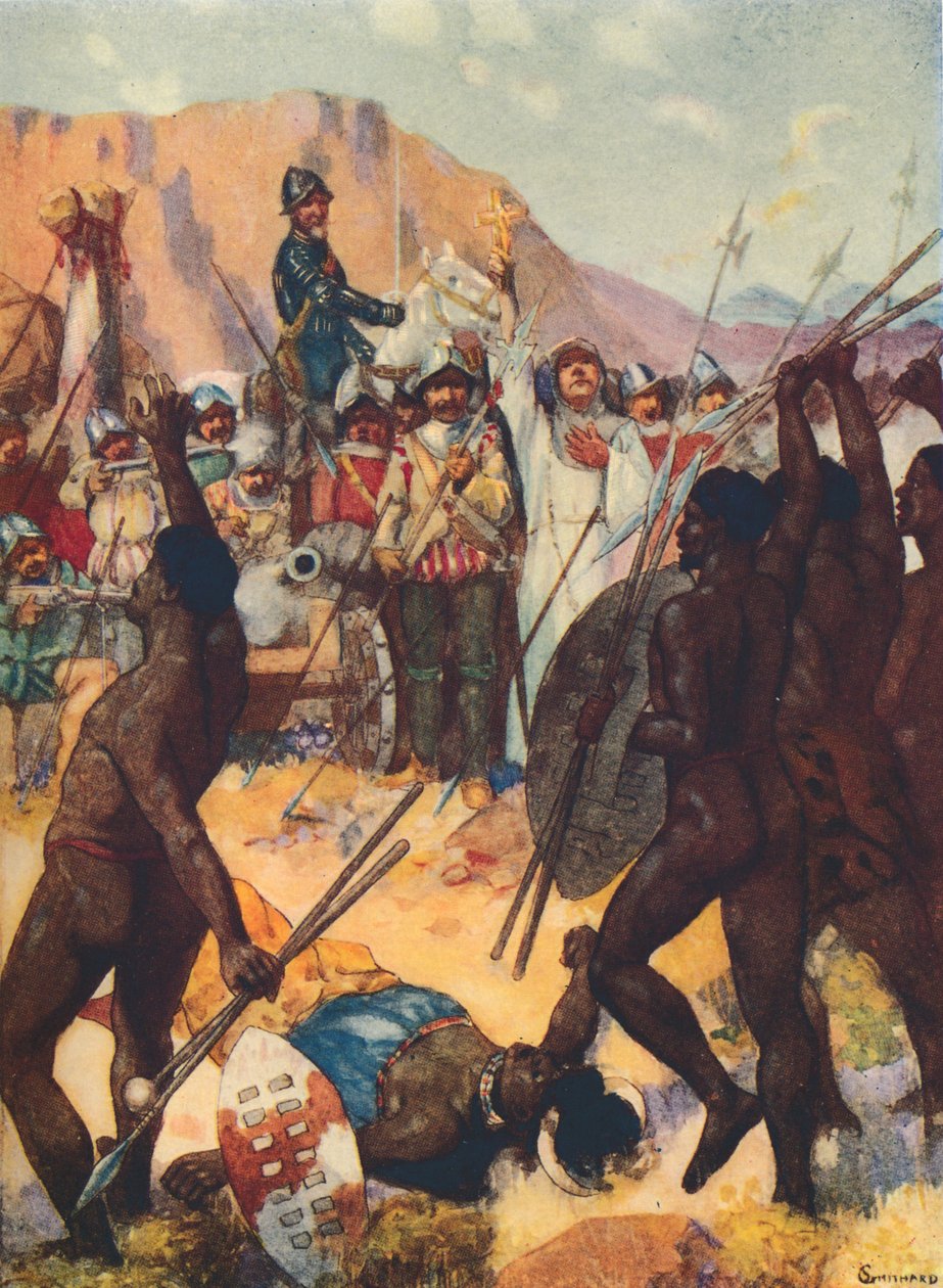 "Barreto kämpar mot kafirerna", 1909 av GS Smithard
