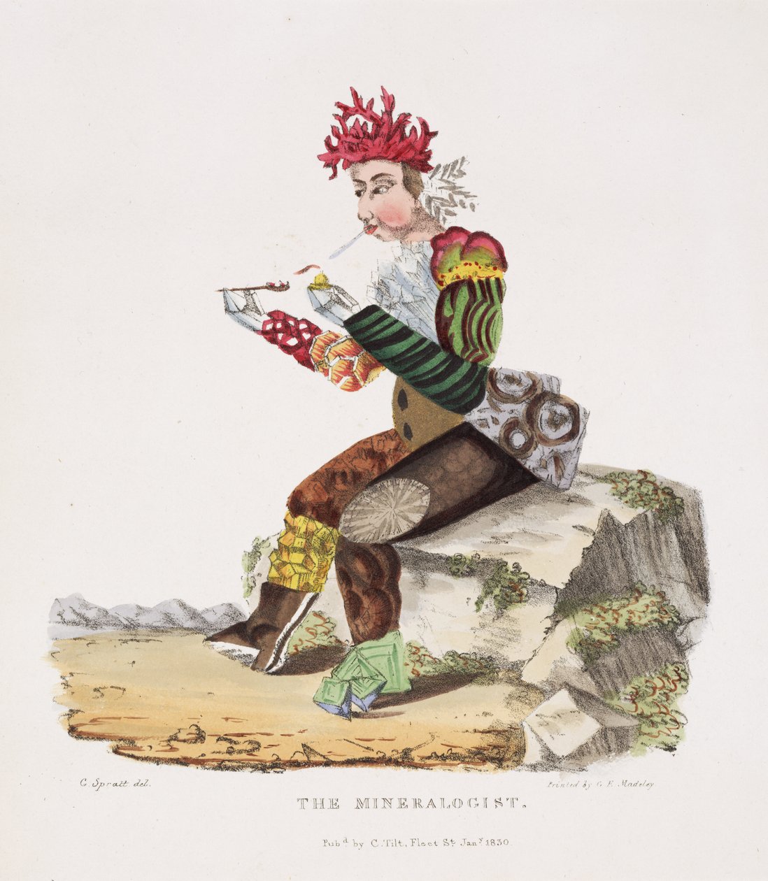 Mineralogen, 1820 av G. Spratt