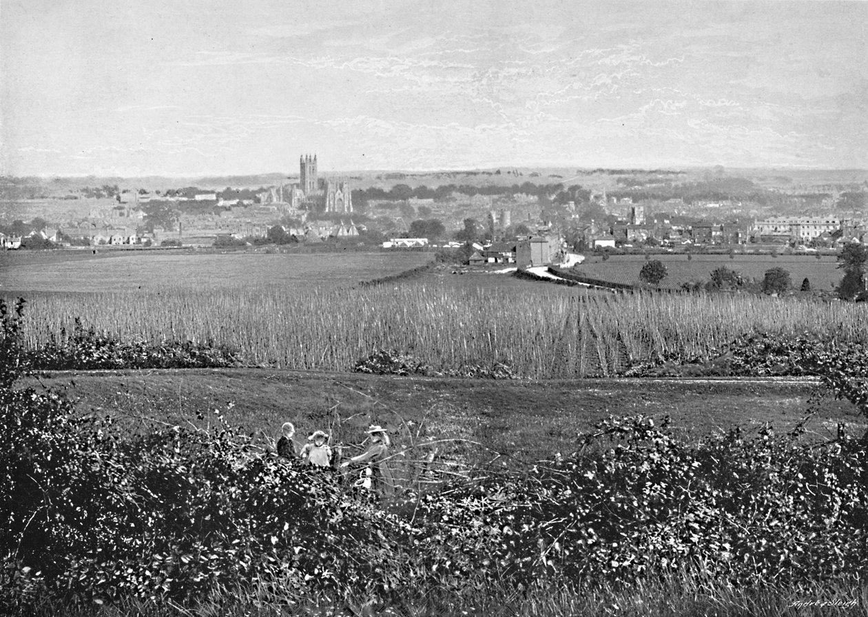 Canterbury, c1896 av G. W. Wilson and Company