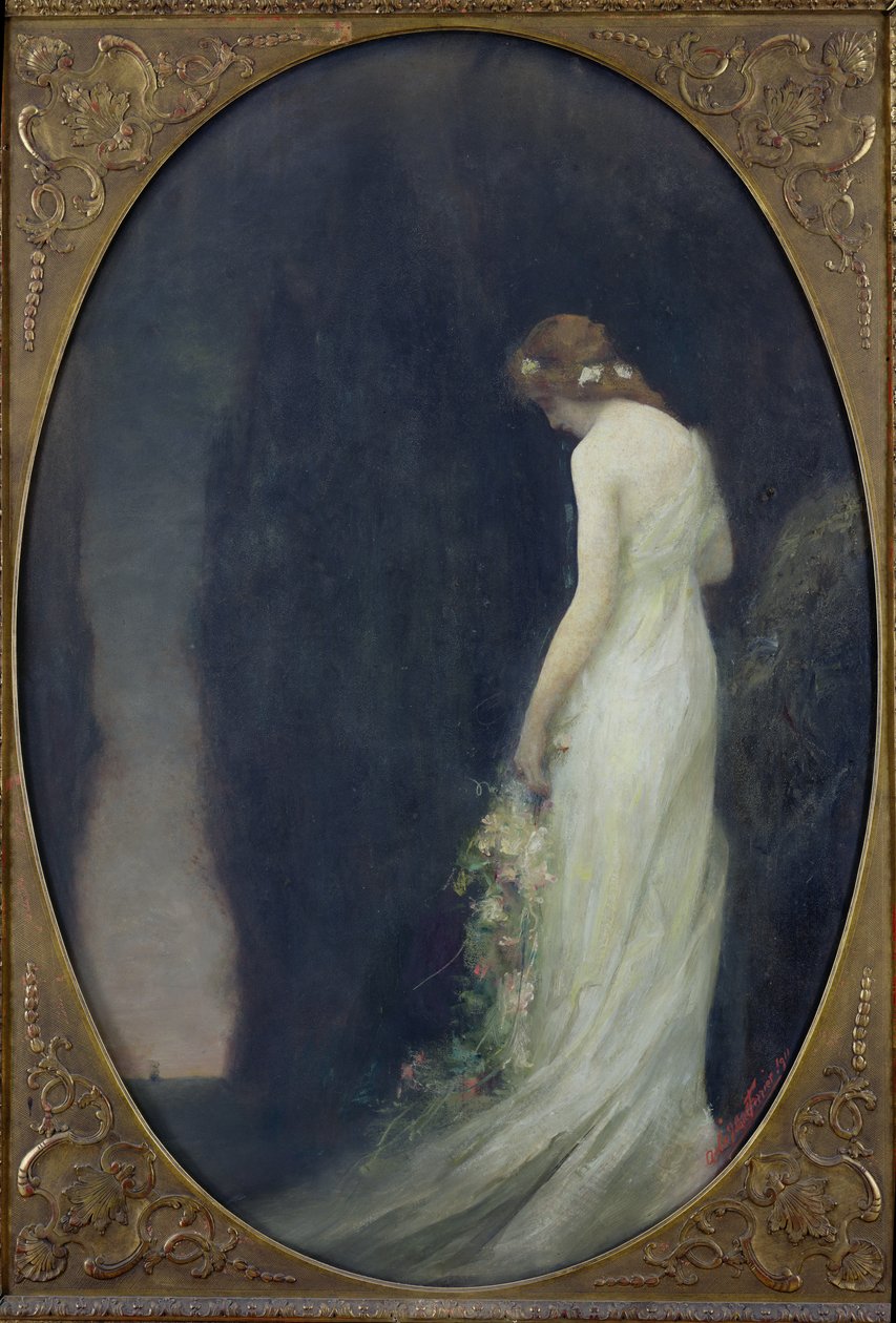 Evening, 1911 av Gabriel Joseph Marie Augustin Ferrier