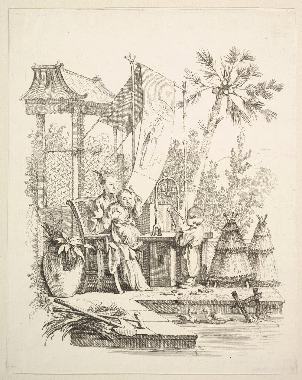 Klockor, ca. 1742. av Gabriel Huquier