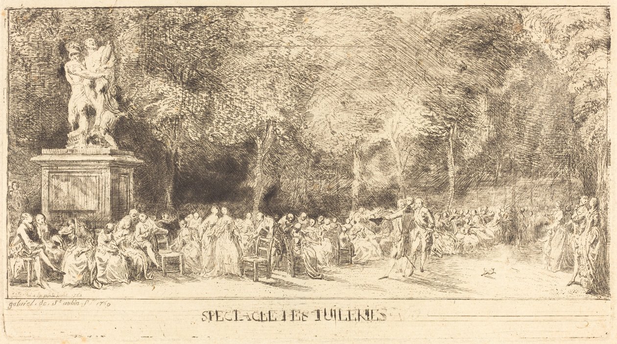 Stolarna [nedre halvan] av Gabriel Jacques de Saint Aubin