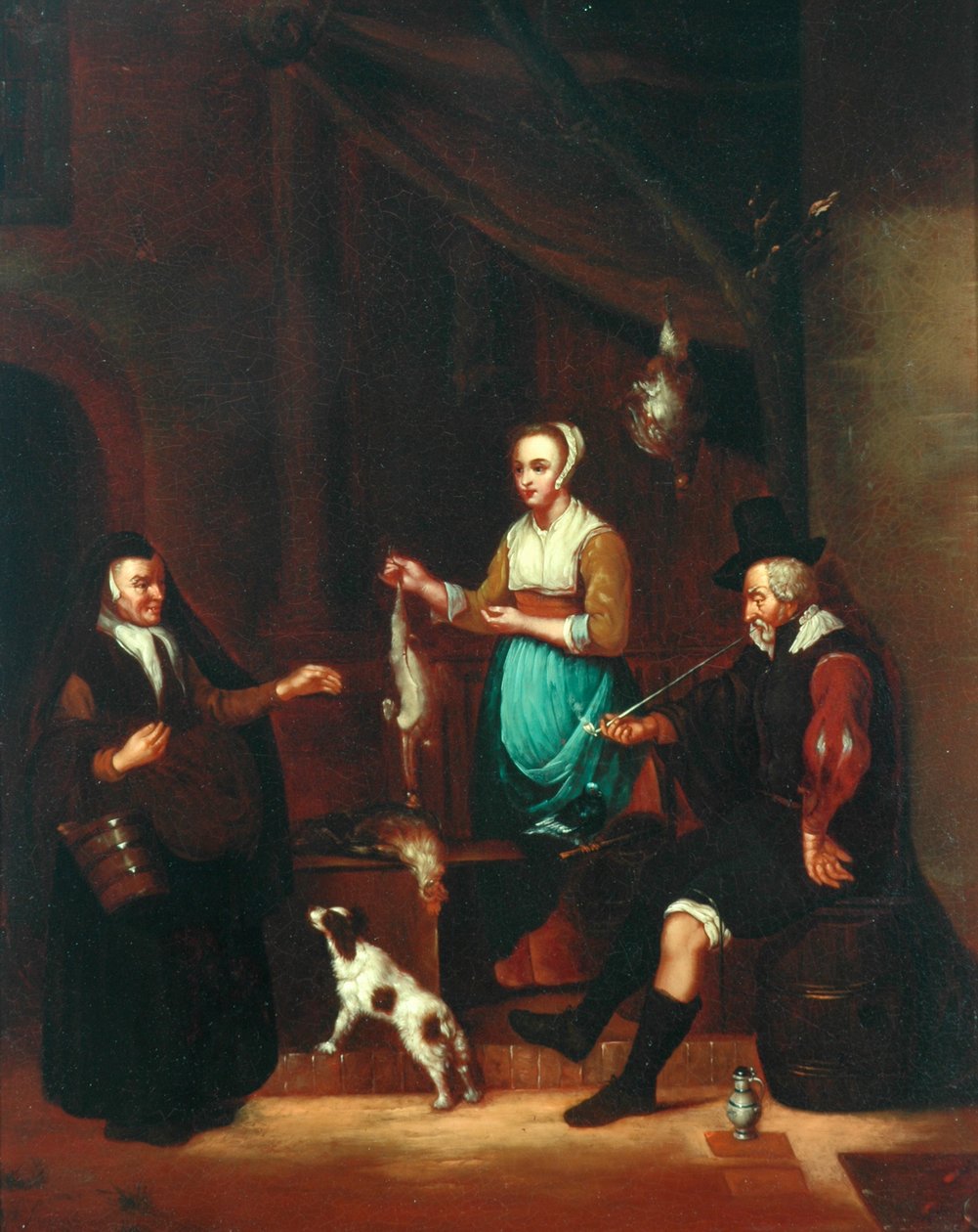 Fjäderfähandlaren av Gabriel Metsu