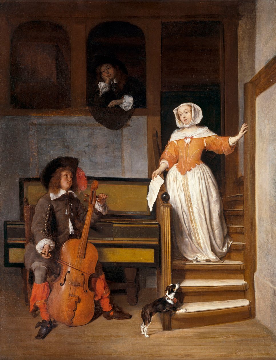 Cellospelaren av Gabriel Metsu