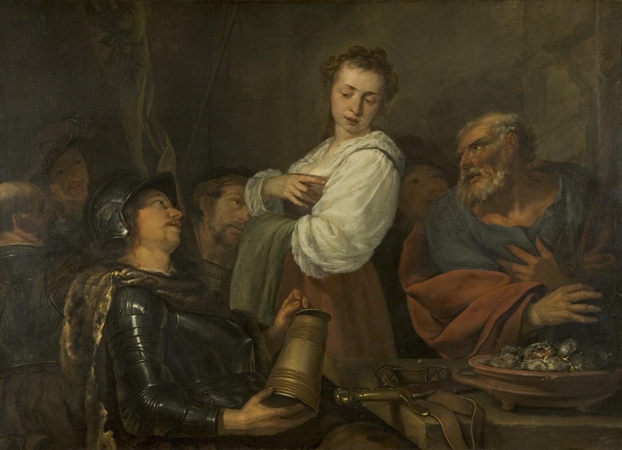 Förnekelsen av St. Peter av Gabriel Metsu