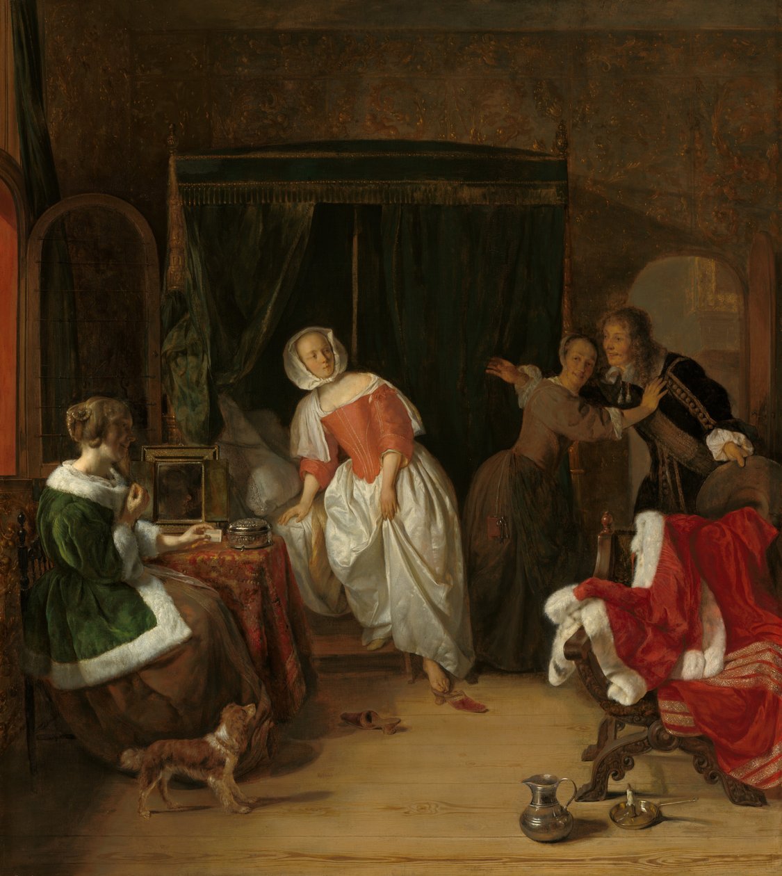 Inkräktaren, c. 1660. av Gabriel Metsu