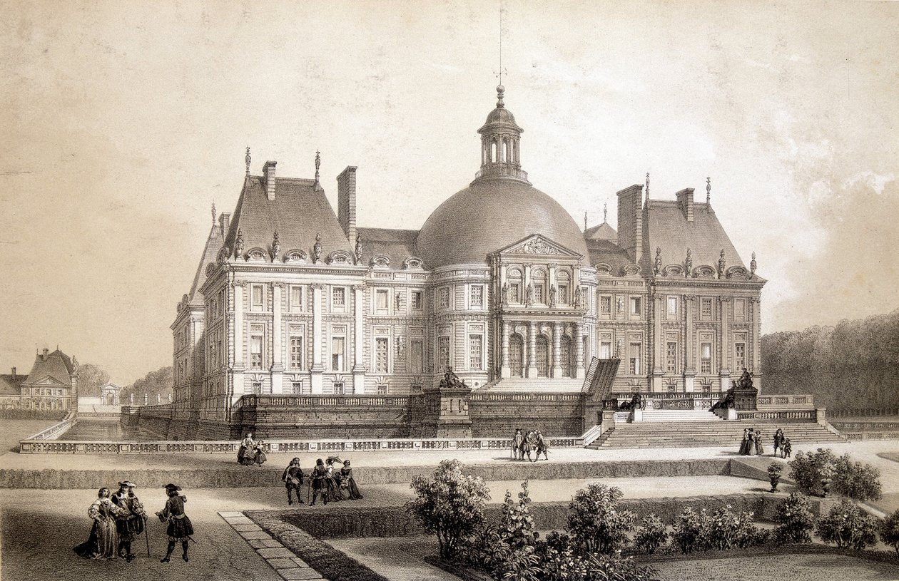 Chateau de Vaux Le Vicomte (Vaux-Le-Vicomte). av Gabriel Perelle