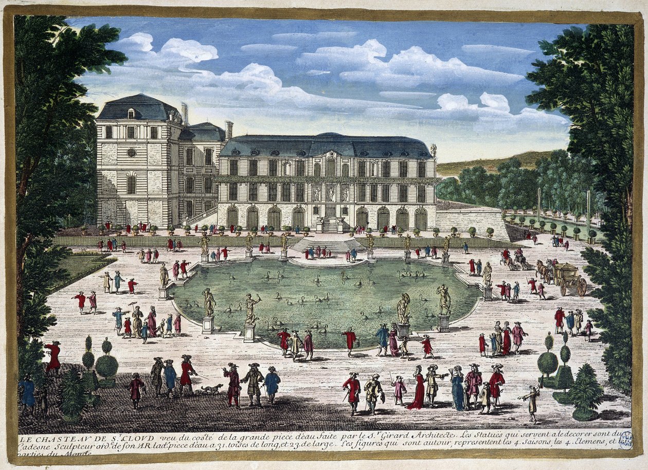 Saint Cloud Castle av Gabriel Perelle