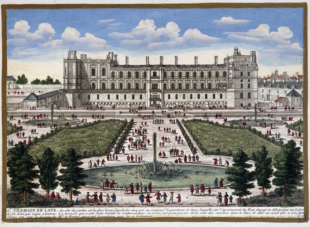Slottet Saint Germain en Laye av Gabriel Perelle