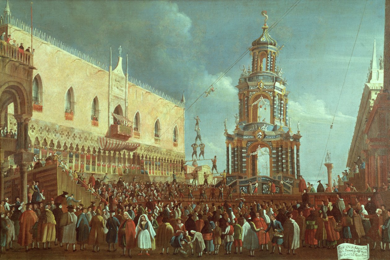Högtidsdag, Markusplatsen av Gabriele Bella
