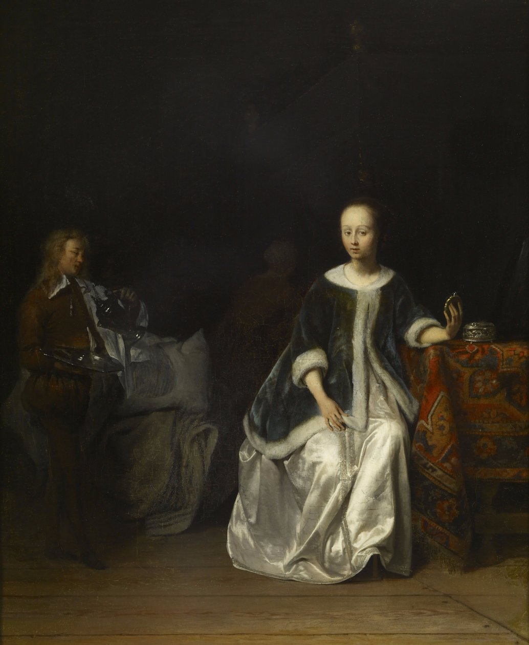 A Lady at Her Toilet av Gabriel Metsu