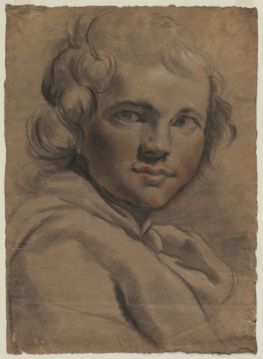 Chef för en ung man, 1780-talet. av Gaetano Gandolfi