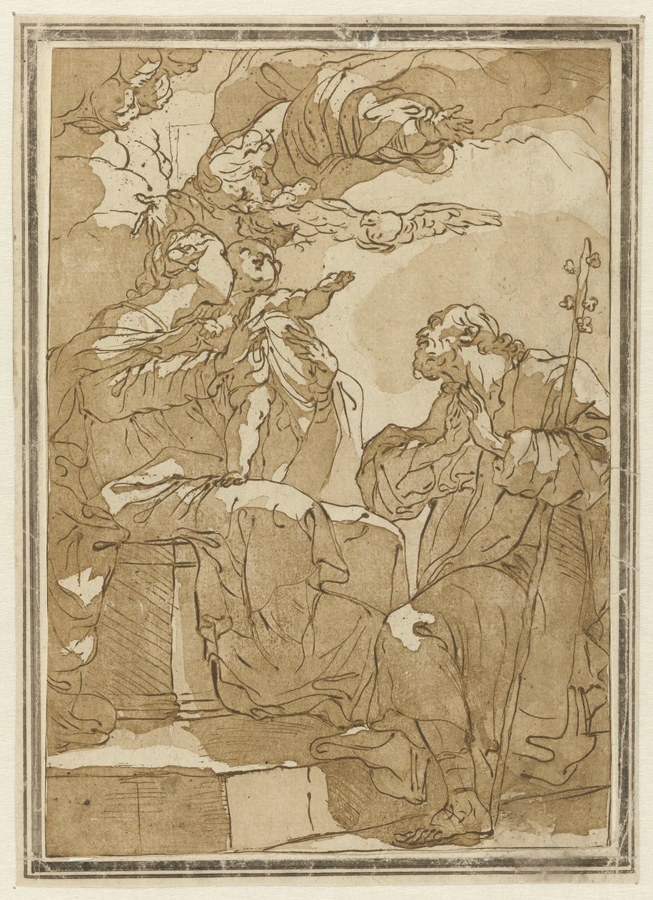 helig familj av Gaetano Gandolfi