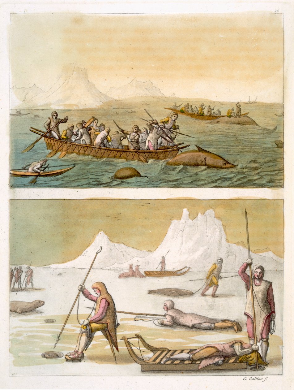 Grönland: Valfiske och säljakt, från 