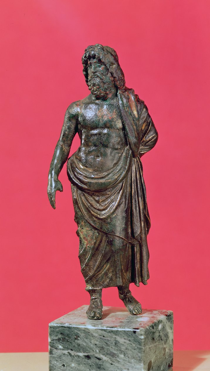 Aesculapius, från Neuvy-en-Sullias (brons) av Gallo Roman