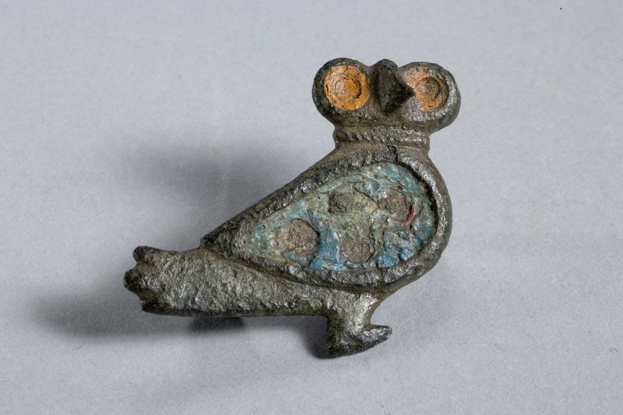 Uggleben, 200- och 300-talet e.Kr. (brons med emaljinläggningar) av Gallo Roman