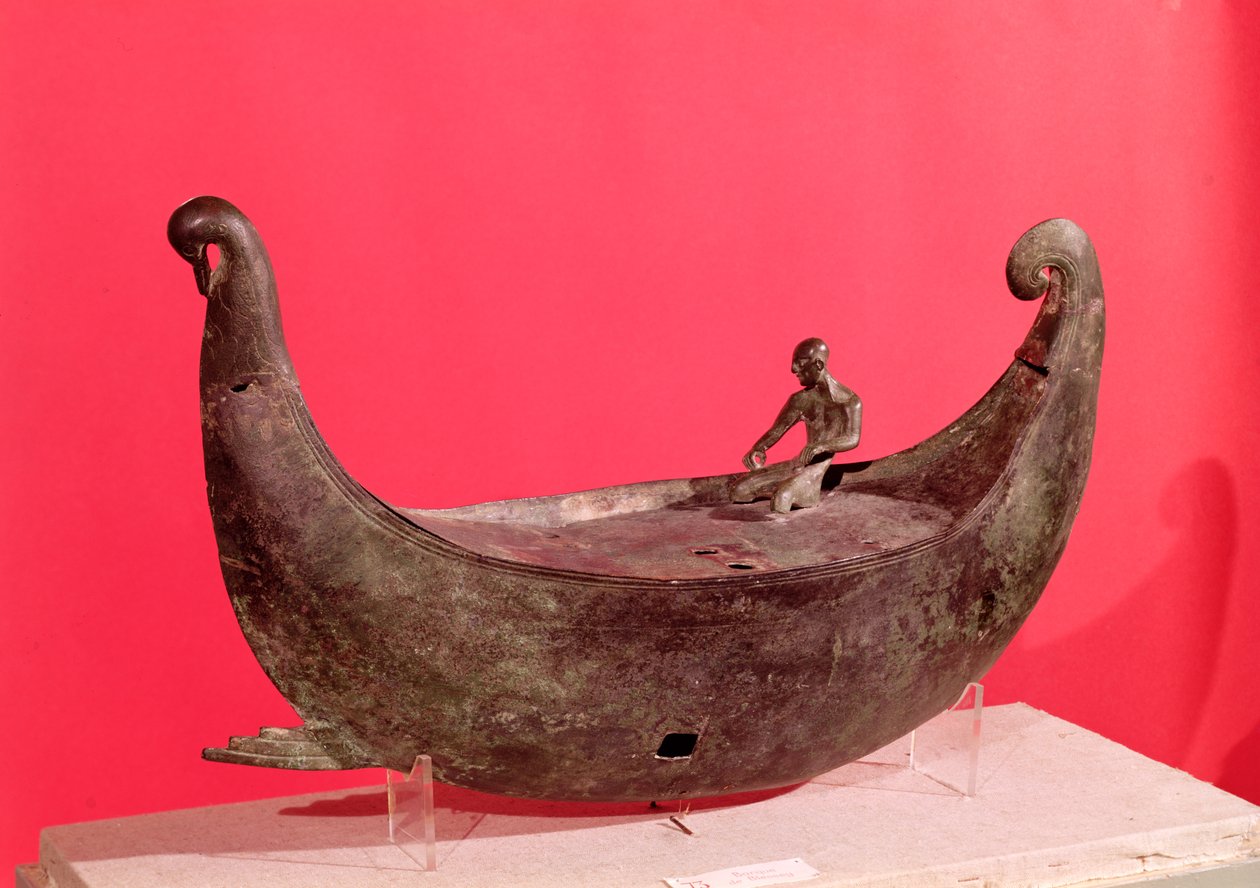 Votivskepp (brons) av Gallo Roman