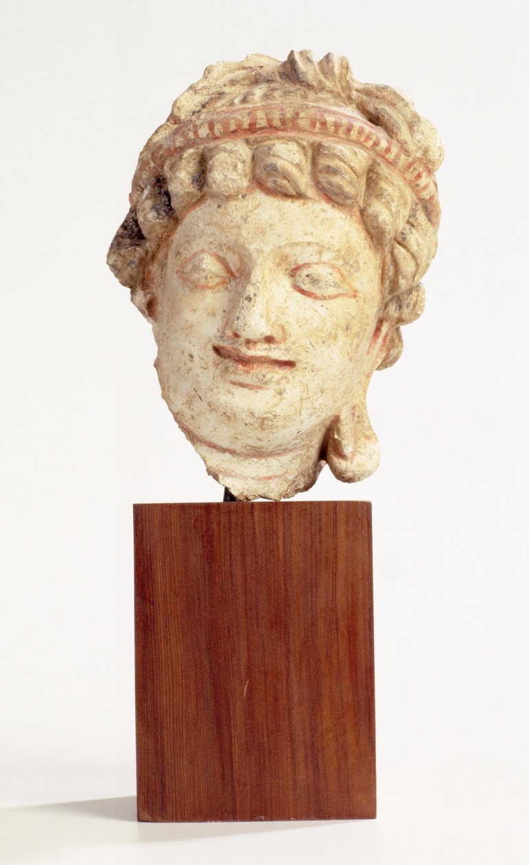 Bodhisattva, 100-200 (stuckatur) av Gandhara School