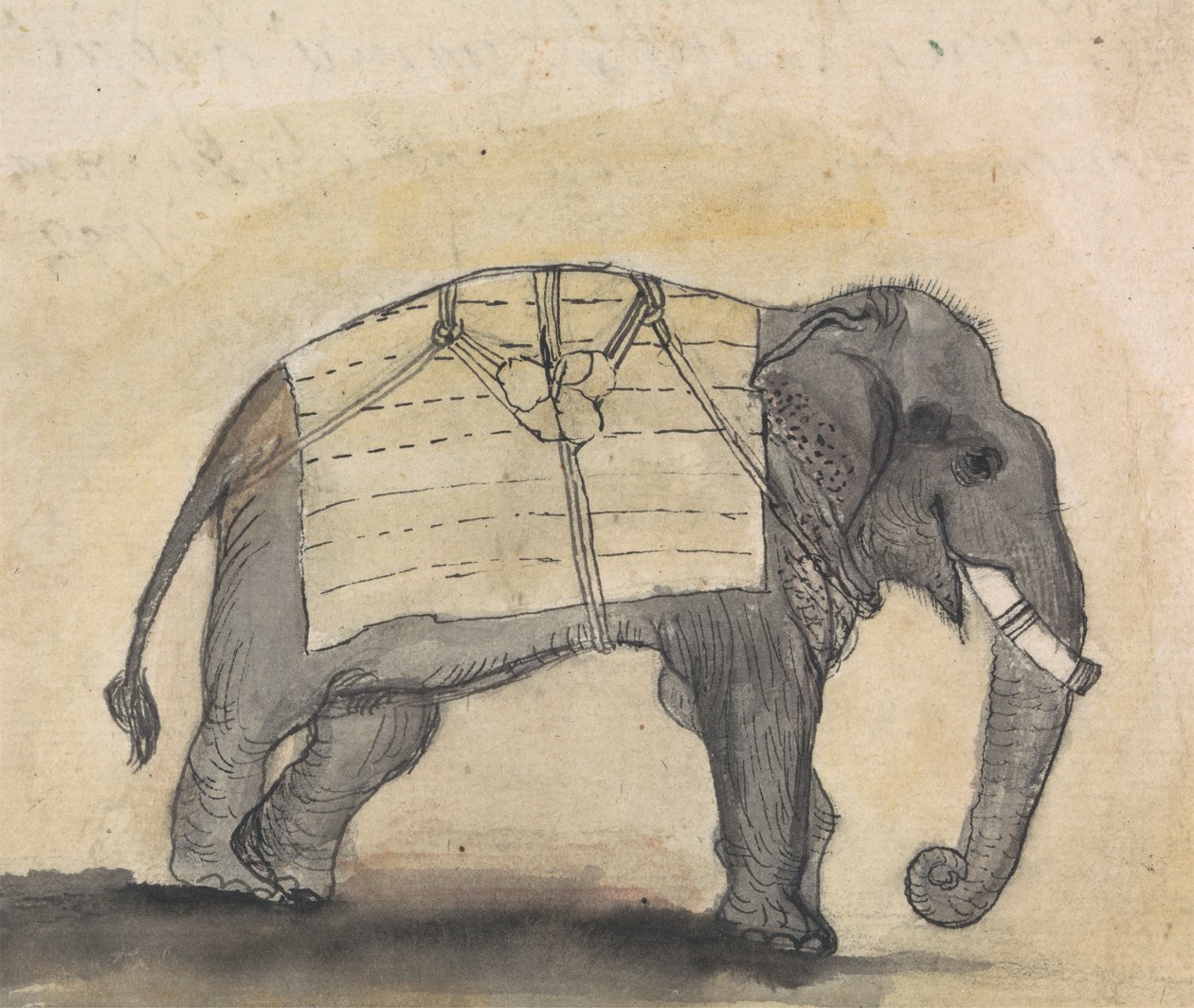 Elefant av Gangaram Chintaman Tambat