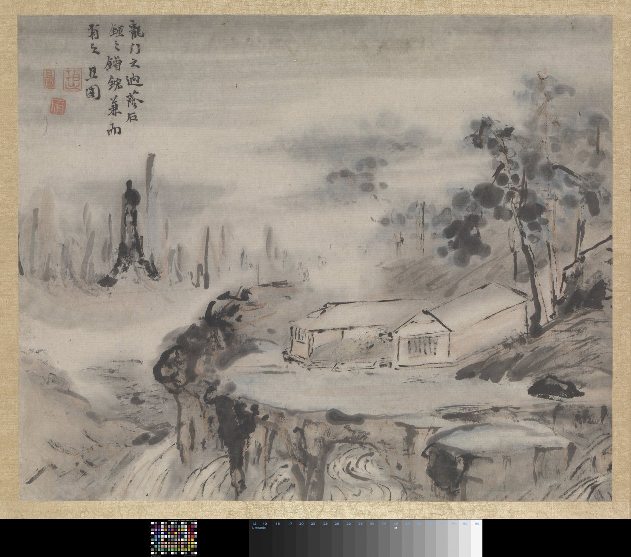 Målning av Gao Qipei
