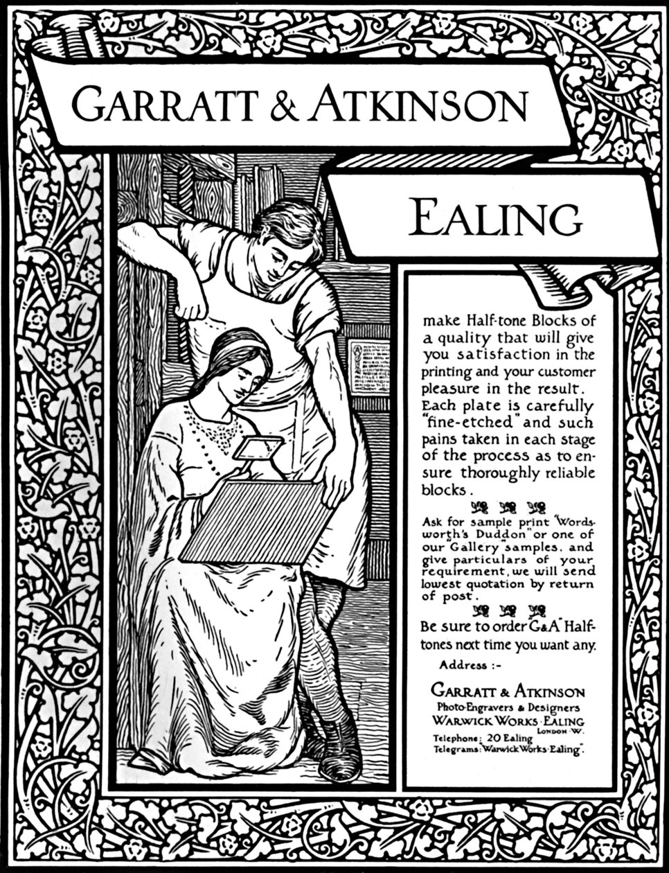 Garratt & Atkinson-annons, 1907 av Garratt and Atkinson
