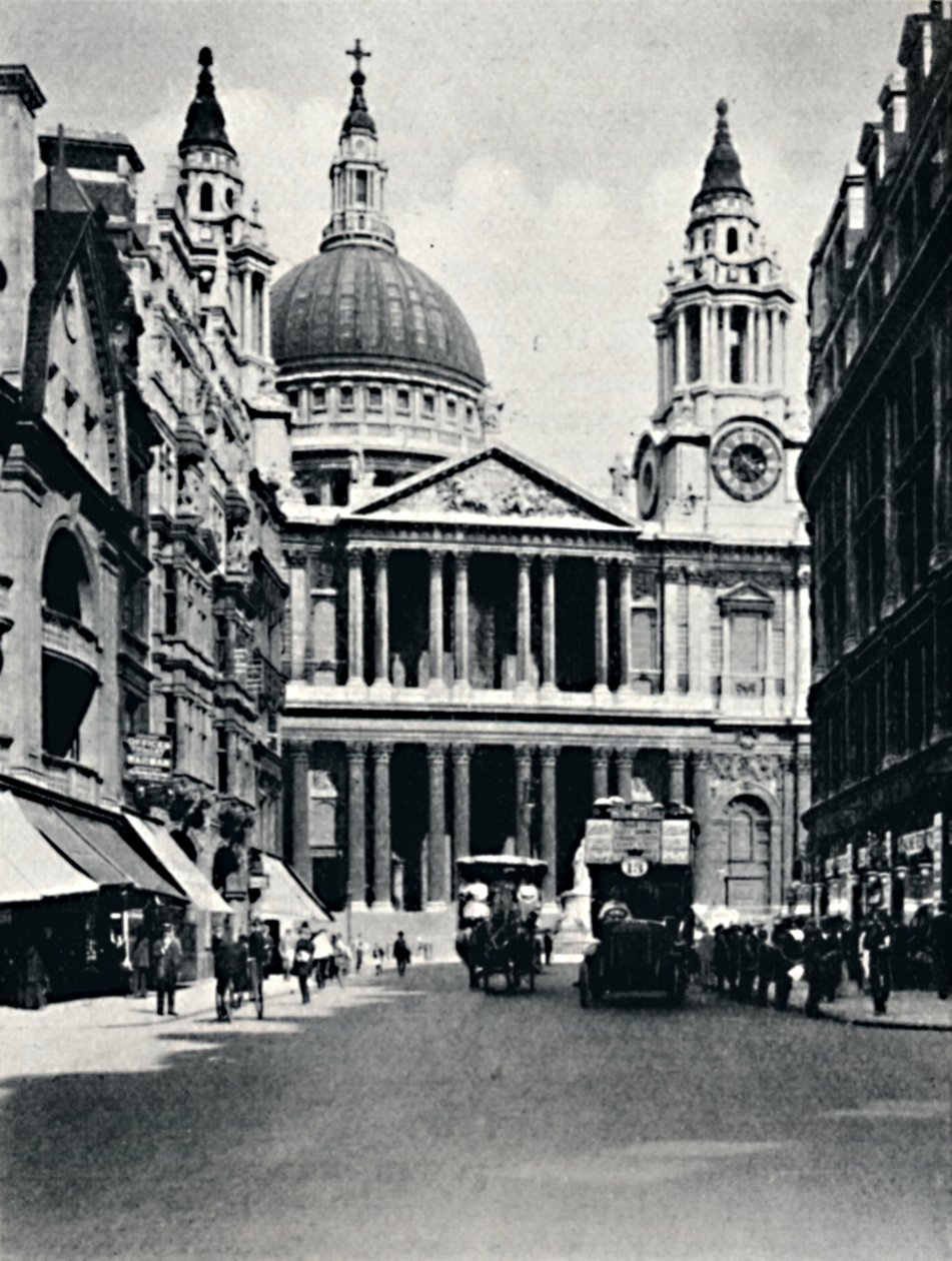 St. Pauls, Ludgate Hill, 1919 av Garratt and Atkinson