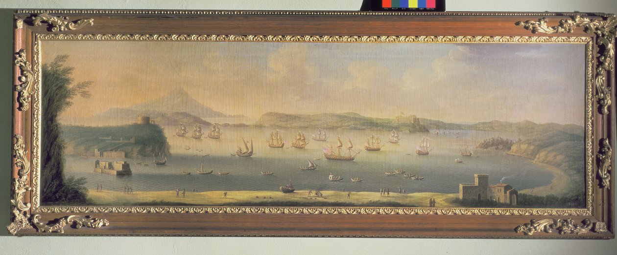 Pozzuolibukten, nära Neapel av Gaspar Butler