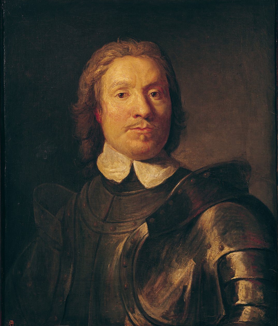 Oliva Cromwell (1599-1658) swed av Gaspar De Crayer