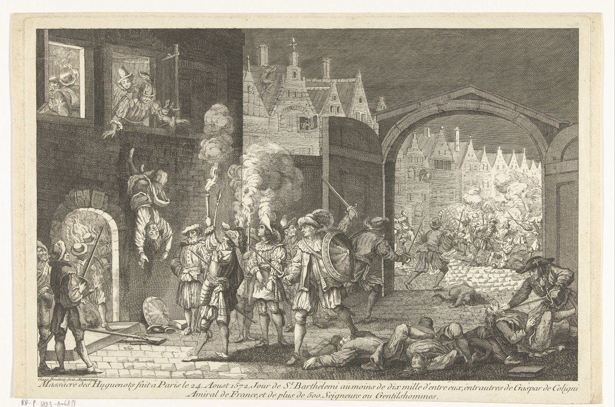 Bartholomeusnacht, 1572 av Gaspar Bouttats