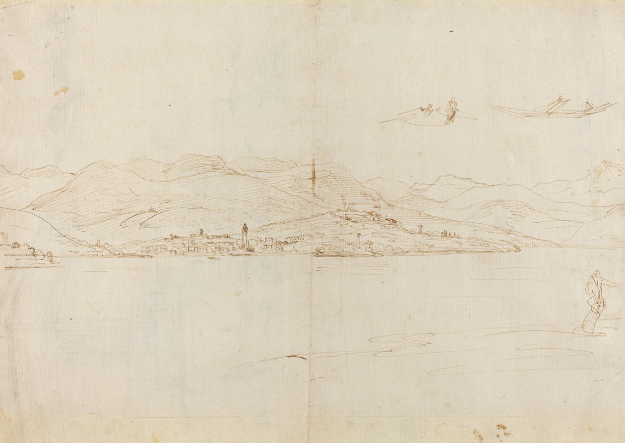 Lago Maggiore av Gaspar van Wittel