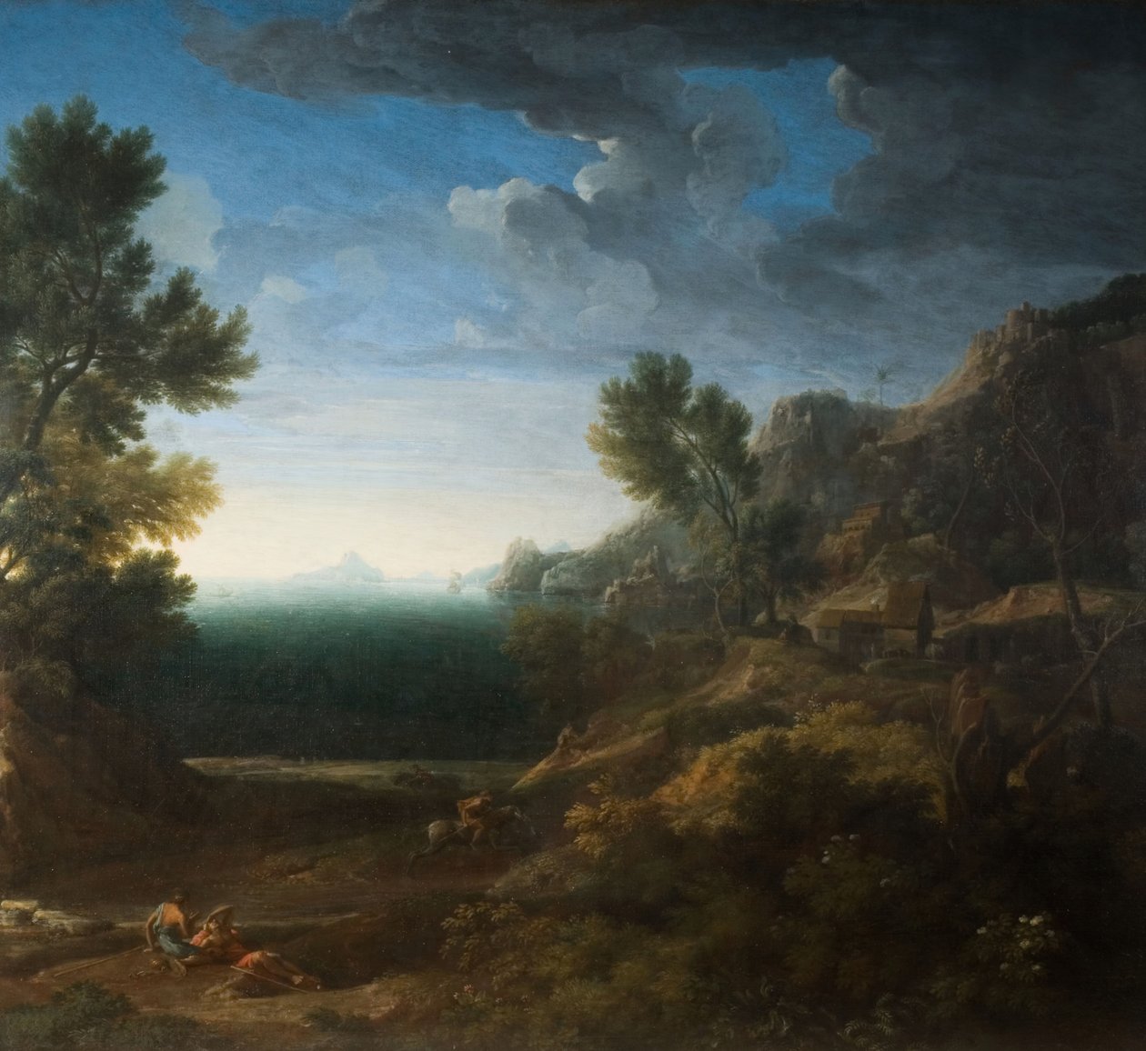 Klassiskt landskap, 1670. av Gaspard Dughet