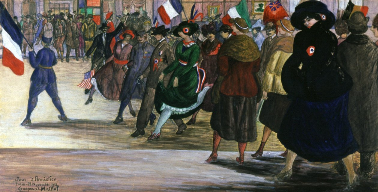 Vapenstillestånd WW1 av Gaspard Maillol