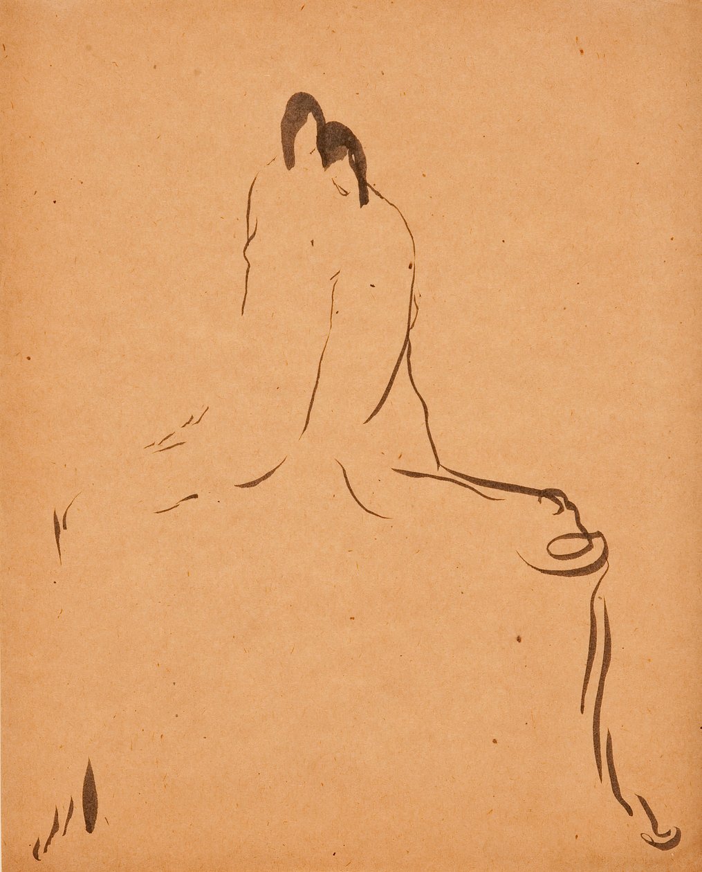 Två figurer, c. 1908. av Gaston Lachaise