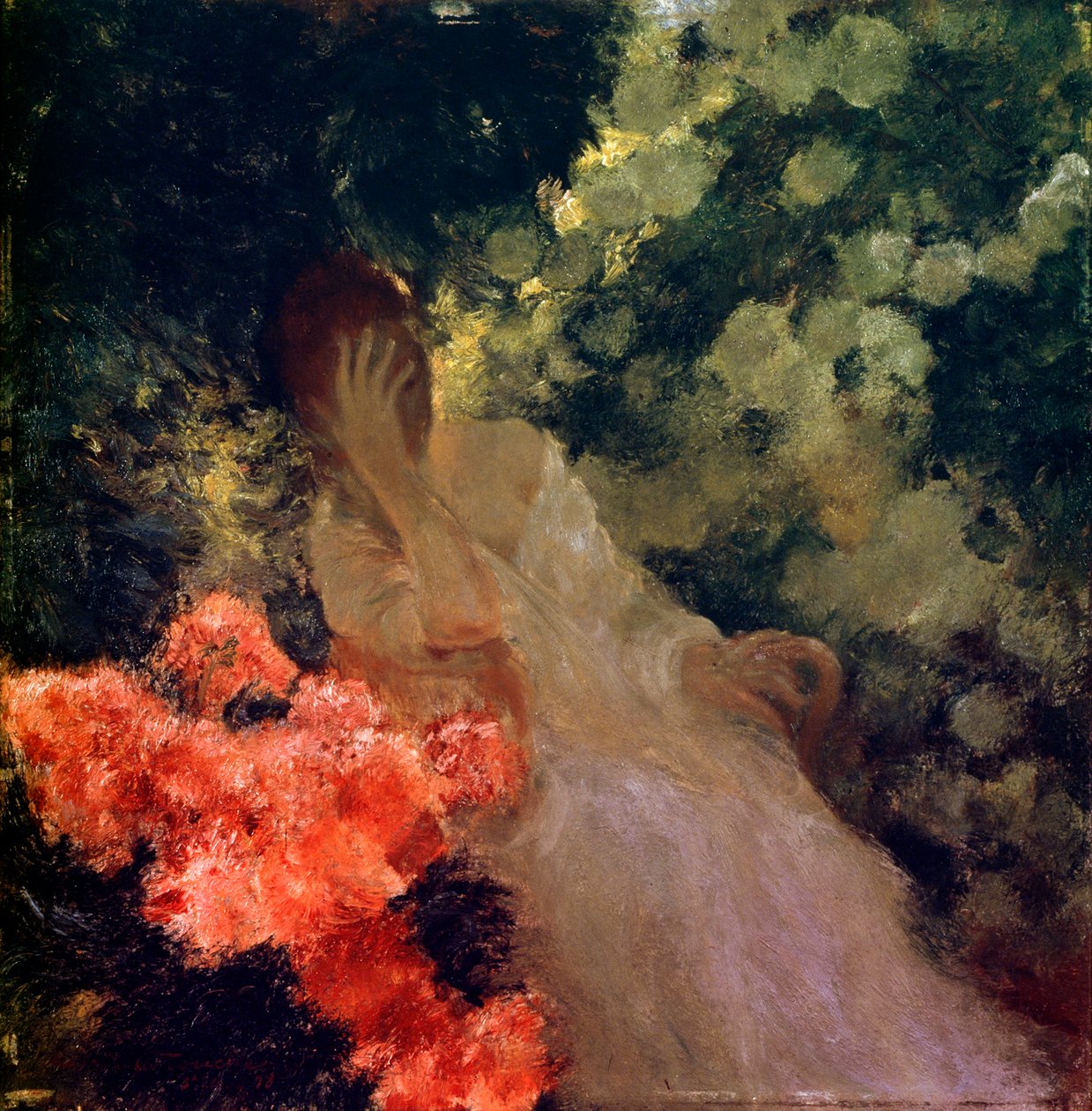 I trädgården, 1898. av Gaston de Latouche